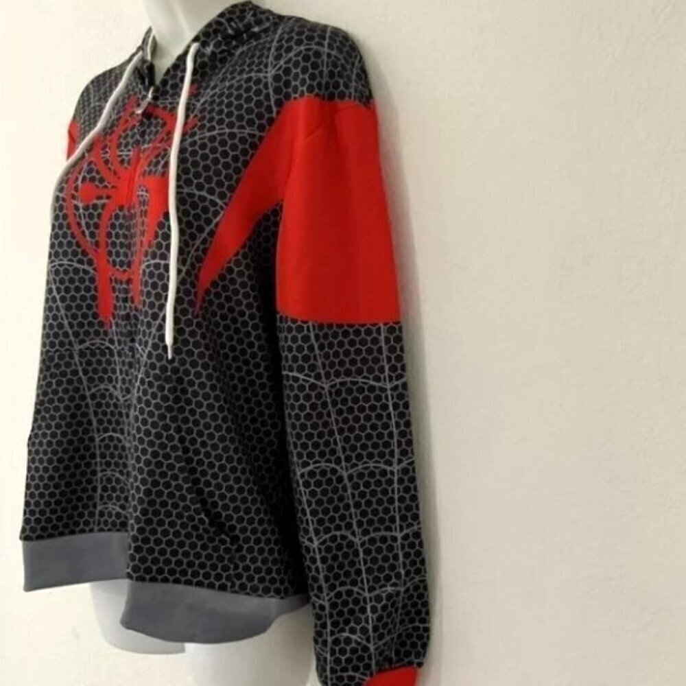 Spider-Man Miles Morales Cosplay Hoodie Jacket S (Can Fit M) - Picture 4 of 10